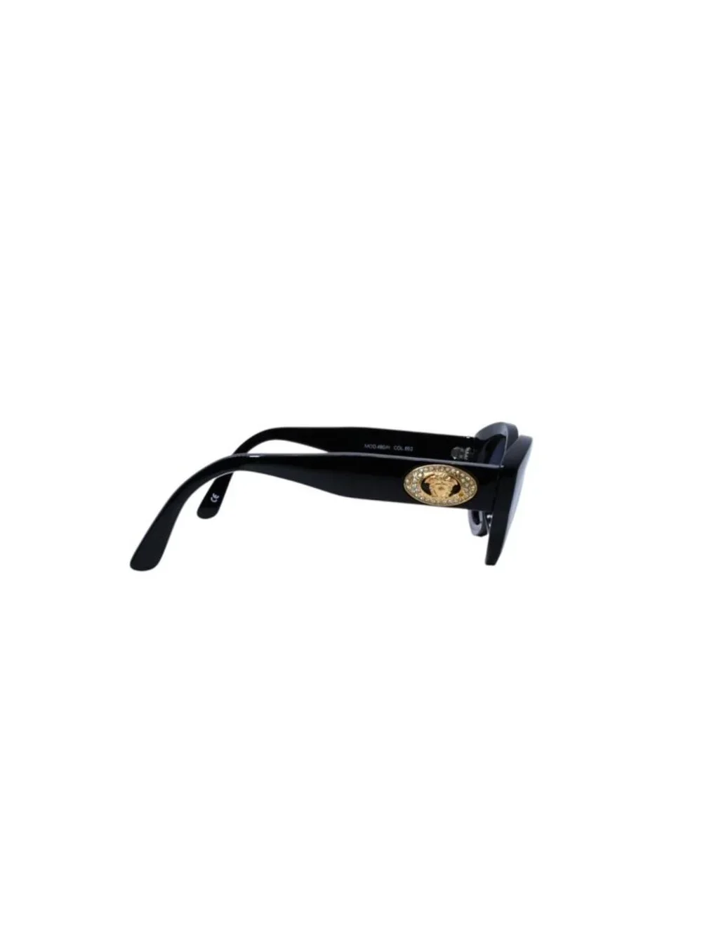 Versace Gianni Sunglasses Eyewear 480 852 Medusa Rhinestone Metal Acetate